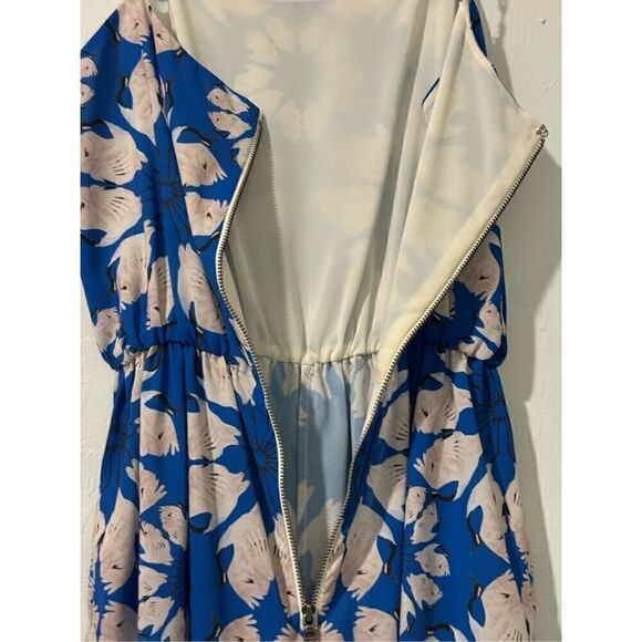 Alice + Olivia floral cami square neckline spaghetti strap romper XS - Picture 5 of 7